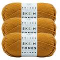 Lion Brand Yarn Basic Stitch Anti Pilling Skein Tones 202-134U Honey (Pack of 3)